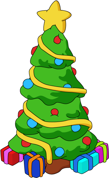 Clay Dough Christmas Tree - Clip Art (425x657)