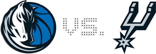 The Fast Break Mavs - San Antonio Spurs Logo 2018 (556x218)