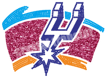 Sports Team Logo Custom Rhinestone Transfers For Spurs - Illustration (416x416)