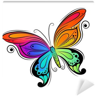Colourful Drawings Of Butterfly (400x400)
