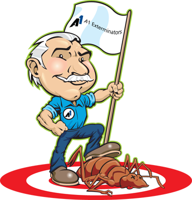 Do - Bed Bug Killing Cartoon (375x390)