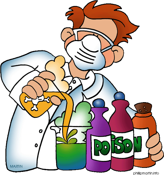Free Occupations Clip Art By Phillip Martin, Toxicologist - Variables Clip Art (626x648)