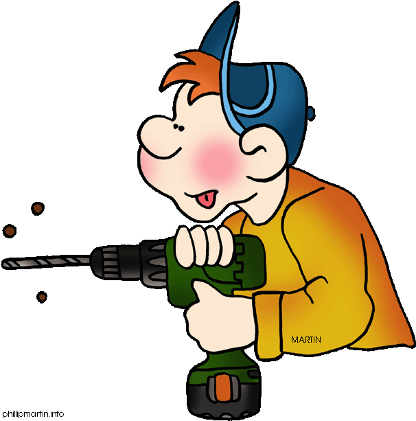 Occupation - Clipart - Carpenter Clip Art (648x633)