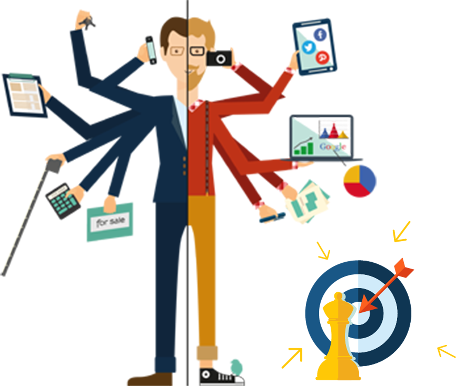 القيمة في كل مانقدم - Sales Force Management System (1772x1772)