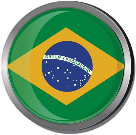 Brazil Round Flag Transparent Png - Brazil Flag (512x512)