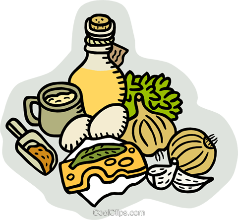 Salad Dressing Ingredients Royalty Free Vector Clip - Clip Art (480x443)