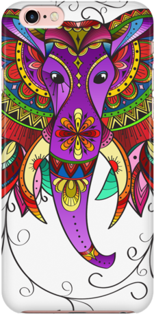 Jungle Queen Elephant Phone Case - Mobile Phone Case (480x480)
