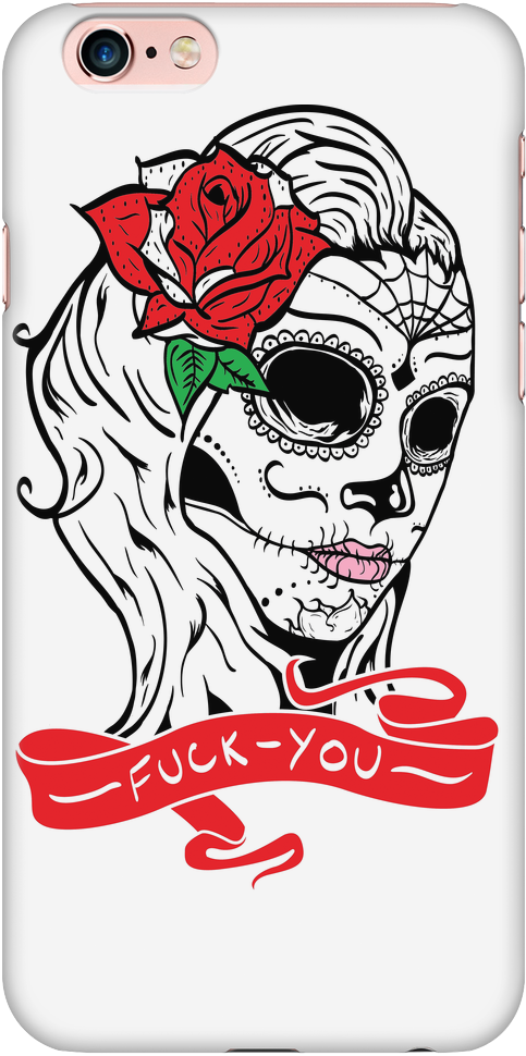 'beauty In Death' Phone Case - Skull (1024x1024)