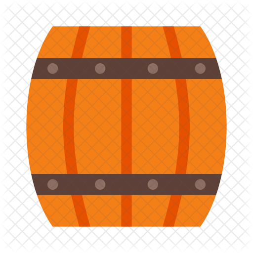 Wooden Beer Keg Icon - Beer (512x512)