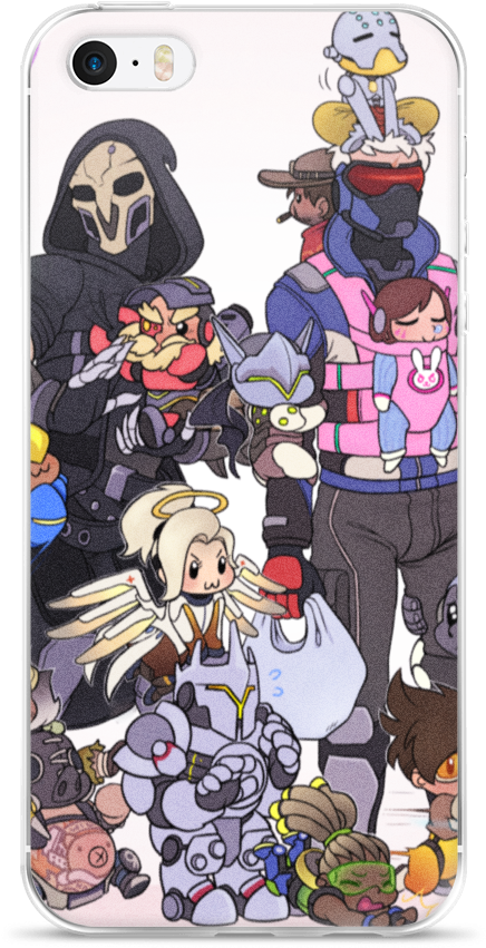 Edgy Dads - Overwatch Family (1000x1000)