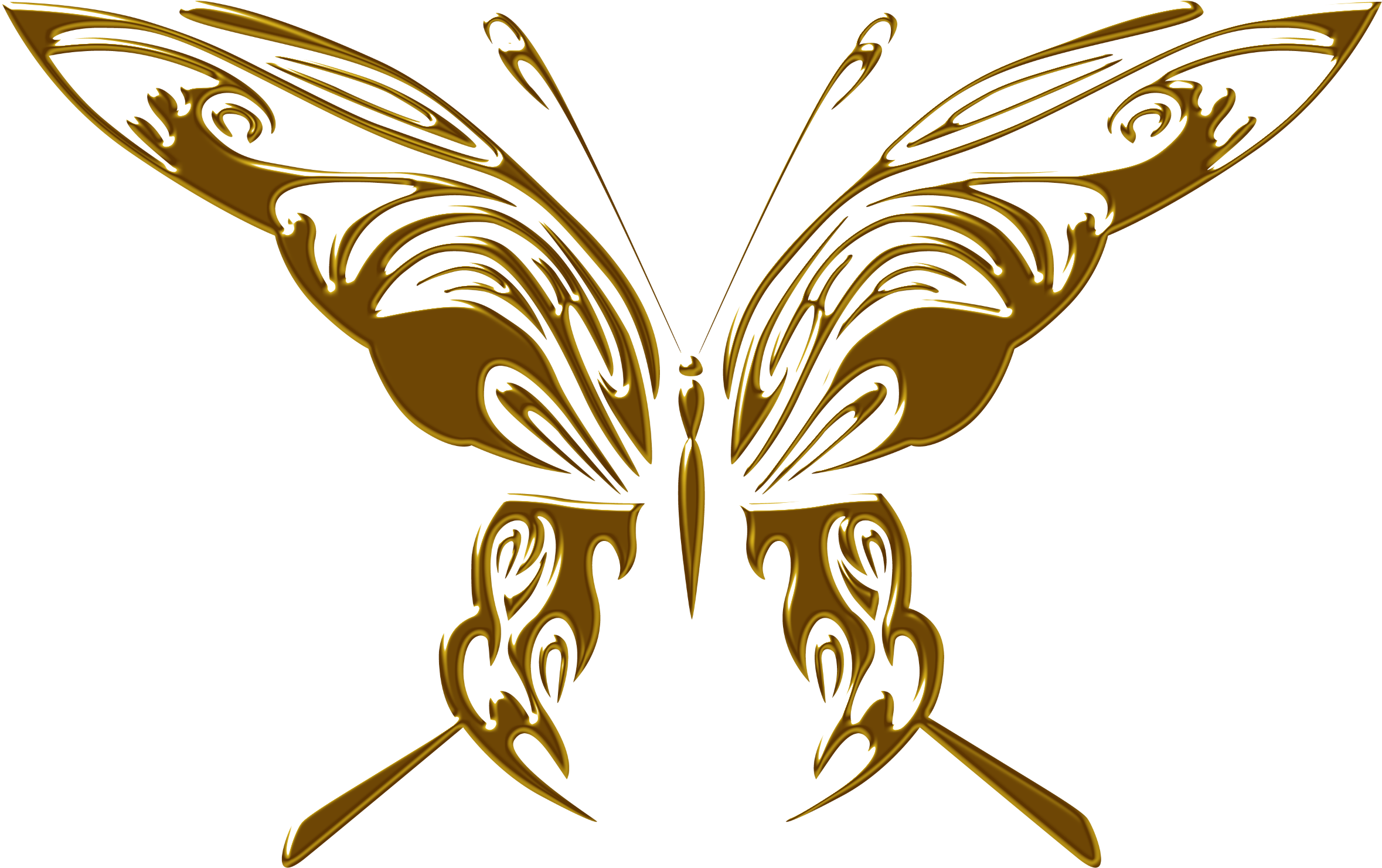 Butterfly Car Sticker Decal - Tribal (2362x1489)