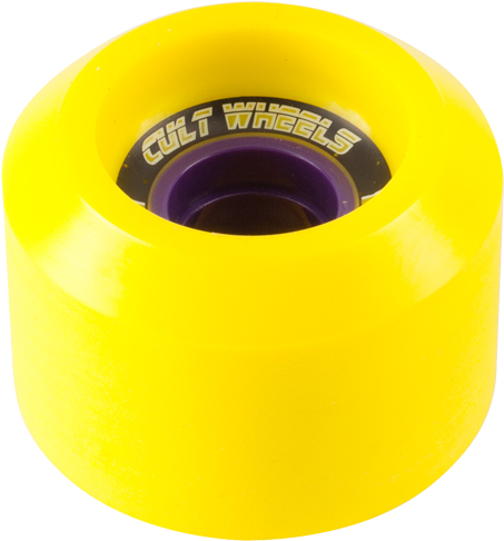 Cult Longboard Wheels Chronicle - Cult Wheels Chronicle 65mm 83a Wheels Yellow, Size (692x722)