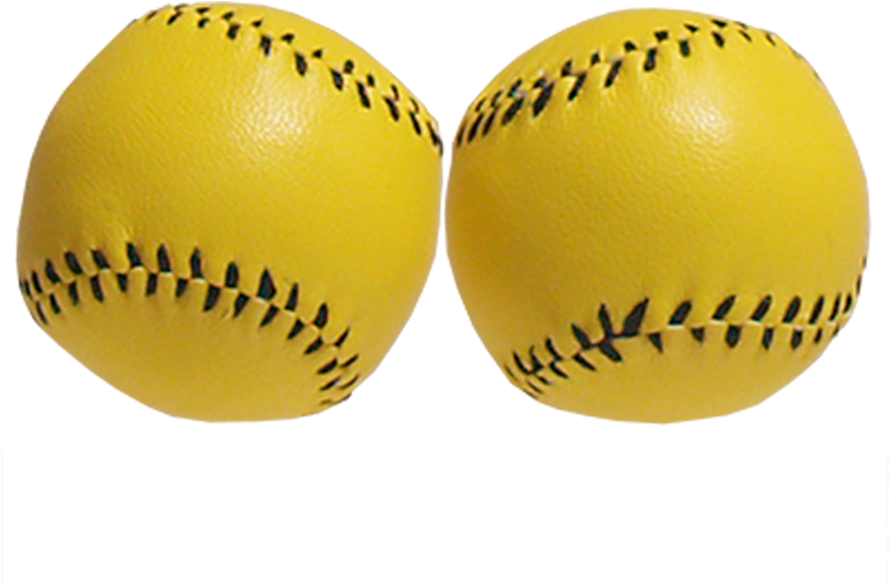 2 Chopcup Balls Small - Leo Smetsters Chop Cup Balls Yellow Leather (set Of (903x757)