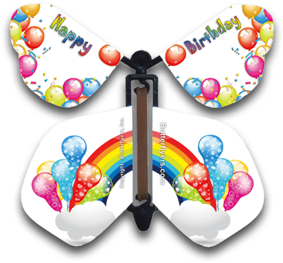 Rainbow Butterfly Clipart Png Text - Rainbow Butterfly Clipart Png Text (450x415)