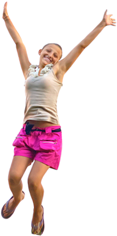 Makespace Arts Girl Jumping - Girl (262x488)