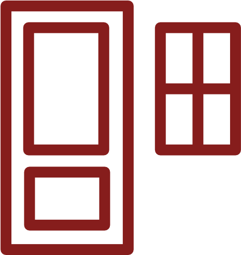 Doors And Window Icon - 広島 ホーム テレビ (512x512)