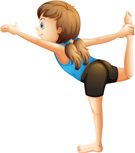 Skcm Girl Gymnastic - Sport Girl Clipart (595x842)