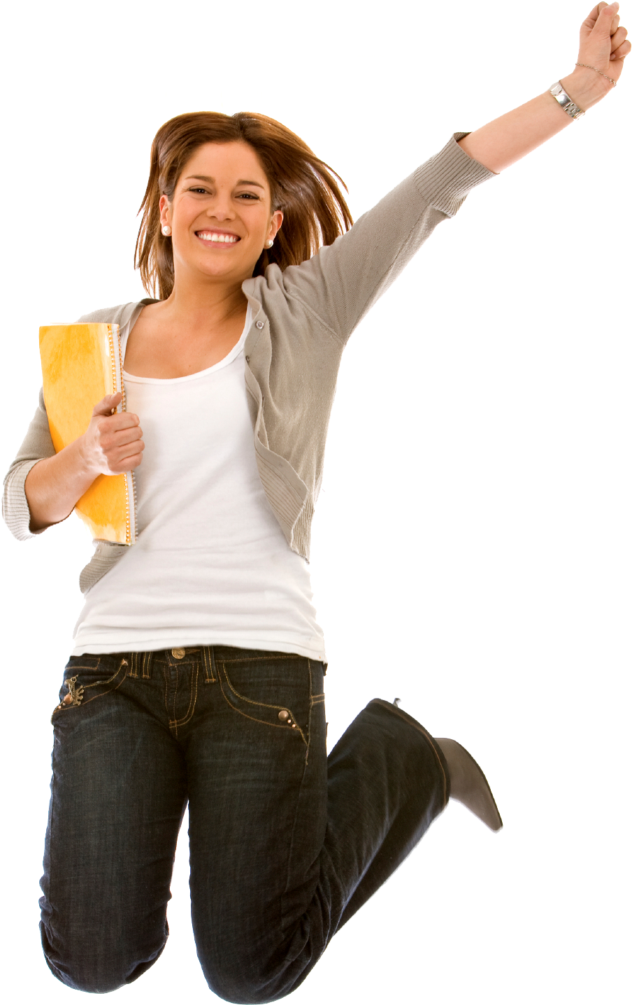 Accurate Student Visa Information - Happy Girl Transparent Background (954x1467)