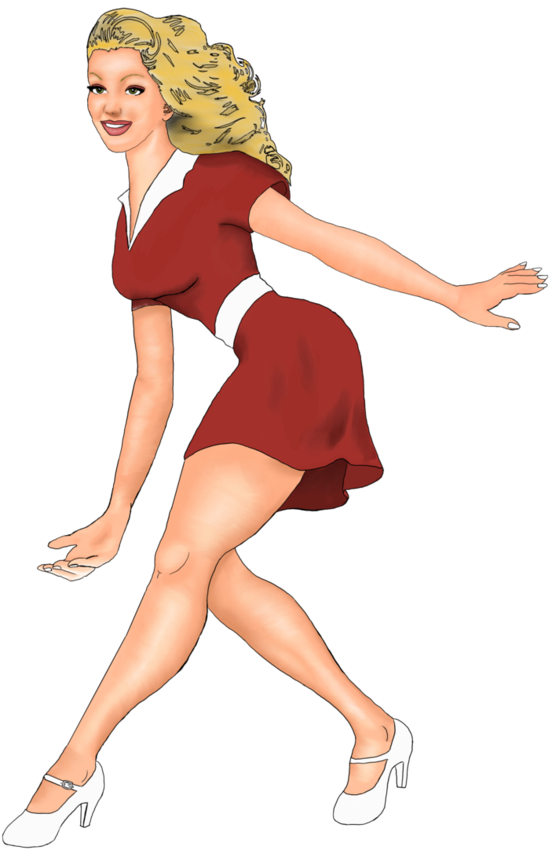 Cg Pinup Girl By Itsthatjeremyc - Pin-up Model (804x993)