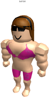 Buff Beach Girl - Buff Girl In Roblox (420x420)