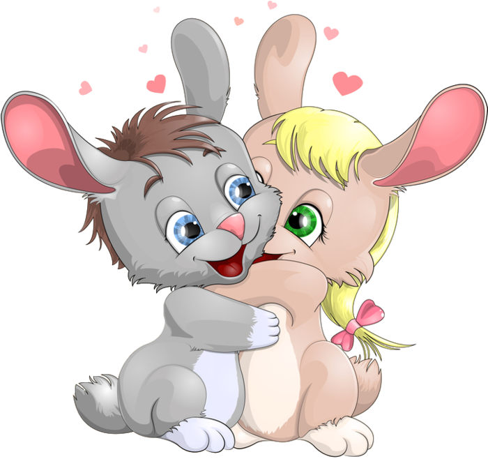 Мультяшные Зверята-клипарт Png - Cute Animal Images Free Download (699x678)