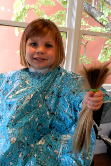 Children Donate To Locks Of Love - Girl (870x580)