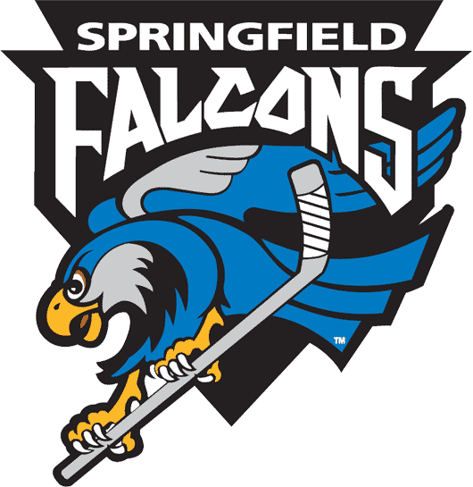 Springfield Falcons Logo - Springfield Falcons Hockey Logo (530x545)