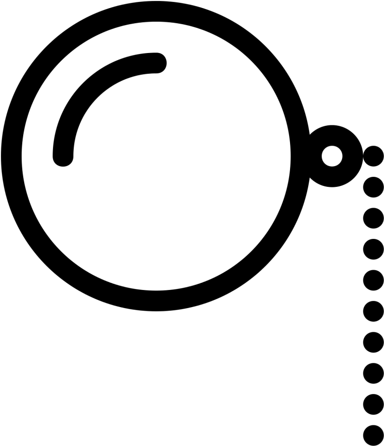 Monocle Transparent Background Png - Monoculo Png (1600x1600)