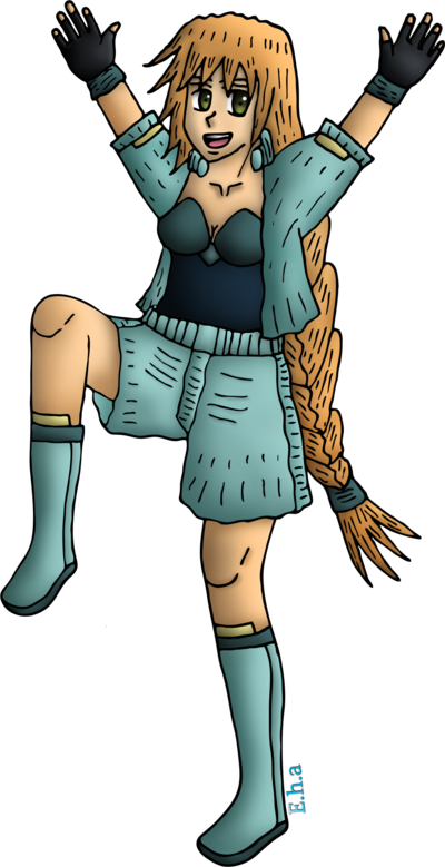 The Past Of A Sarcastic Girl By Huelgaazul - Excel Saga (400x779)