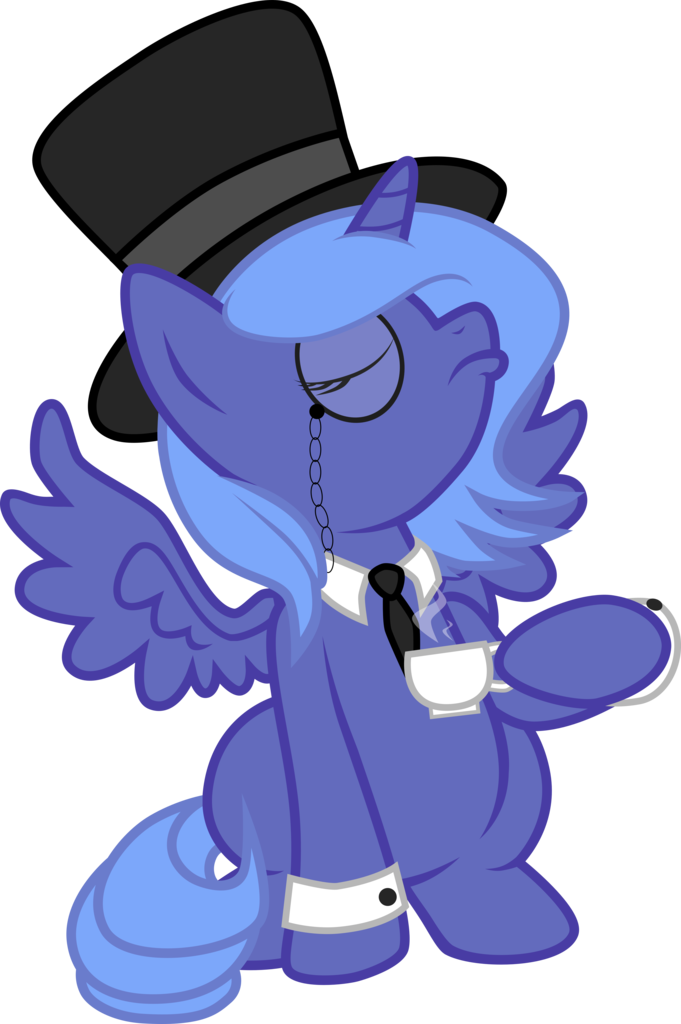 Groxy Cyber Soul, Classy, Filly, Hat, Monocle, Princess - Mlp Like A Sir (681x1024)