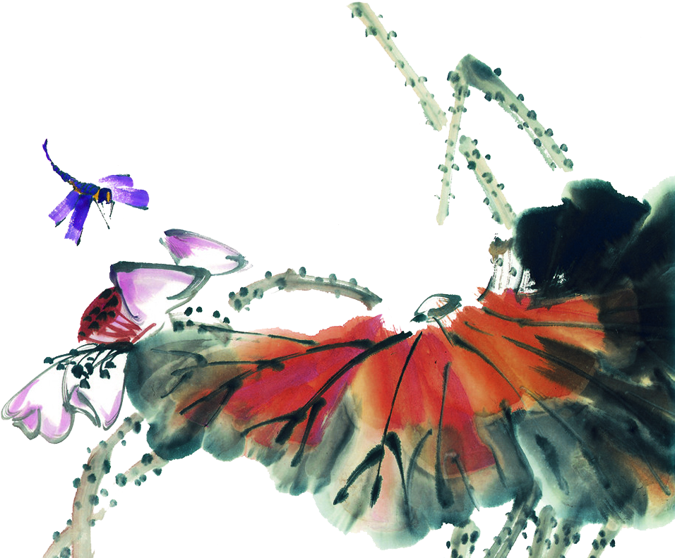 Ink Watercolor Painting Illustration - Watercolor Painting (1038x800)