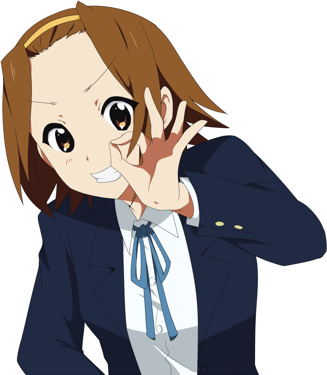 Ritsu Is Best Girl - Anime K On Ritsu Transparent (1500x1366)