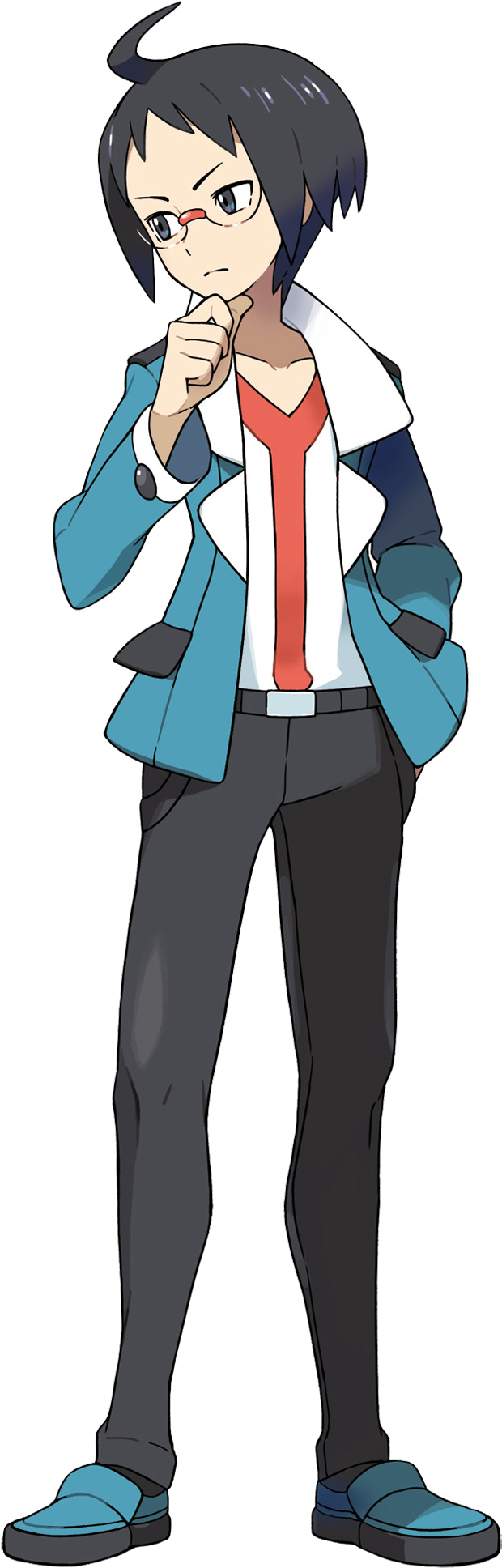Pokemon Black And White Cheren (850x2050)