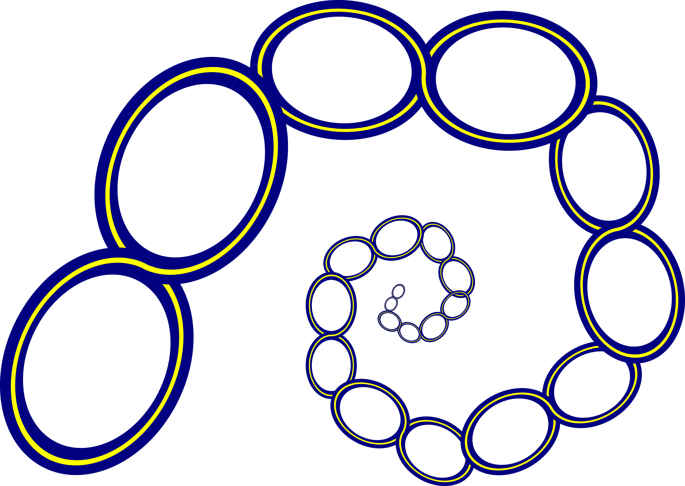 Infinite As A Spiral - Circle Silhouette (2400x1704)