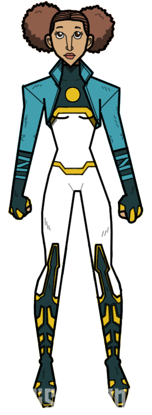 Tanya Spears Power Girl Character Comics Costume - Power Girl Tanya Spears Png (600x900)