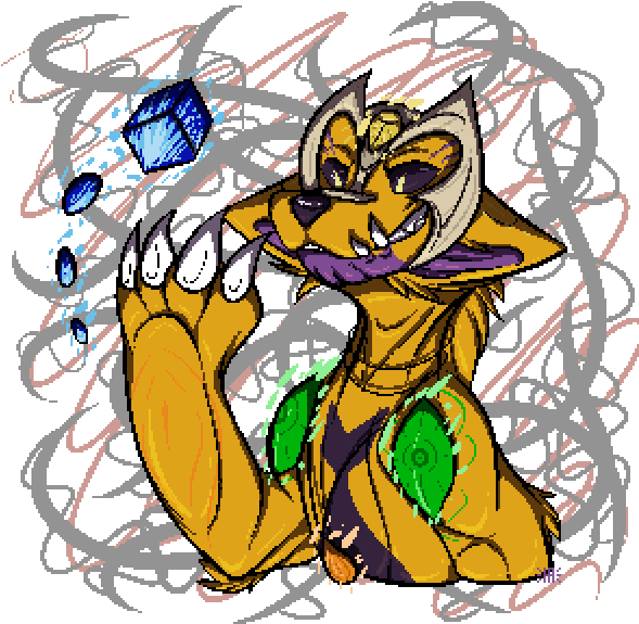 Infinite Power By Iholli - Cartoon (600x600)