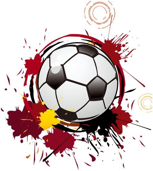Football Player Watercolor Painting - Football Vector (650x650)