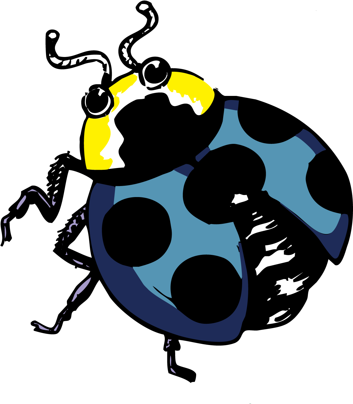 Cartoon Insect Ladybird Illustration - Ladybird Beetle (1502x1502)