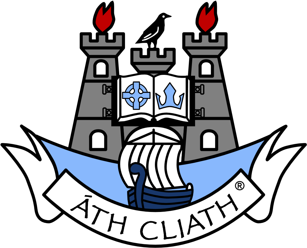 Baile Átha Cliath - Dublin Gaa Crest (1000x830)