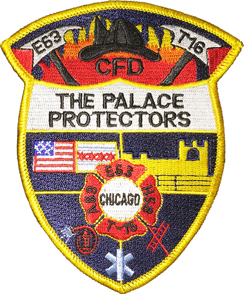 Chicago Fire Department Unit Patch - Emblem (498x600)
