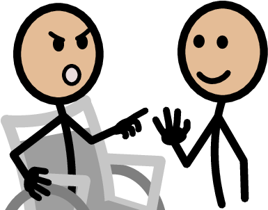 #symbolstix Recently Added "do Not Touch My Wheelchair" - Dont Touch My Wheelchair (394x336)