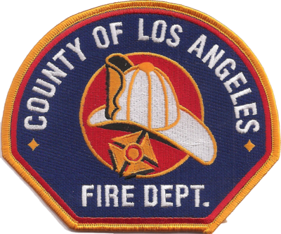 Patch Of The Los Angeles County Fire Department - La County Fire Department (400x332)