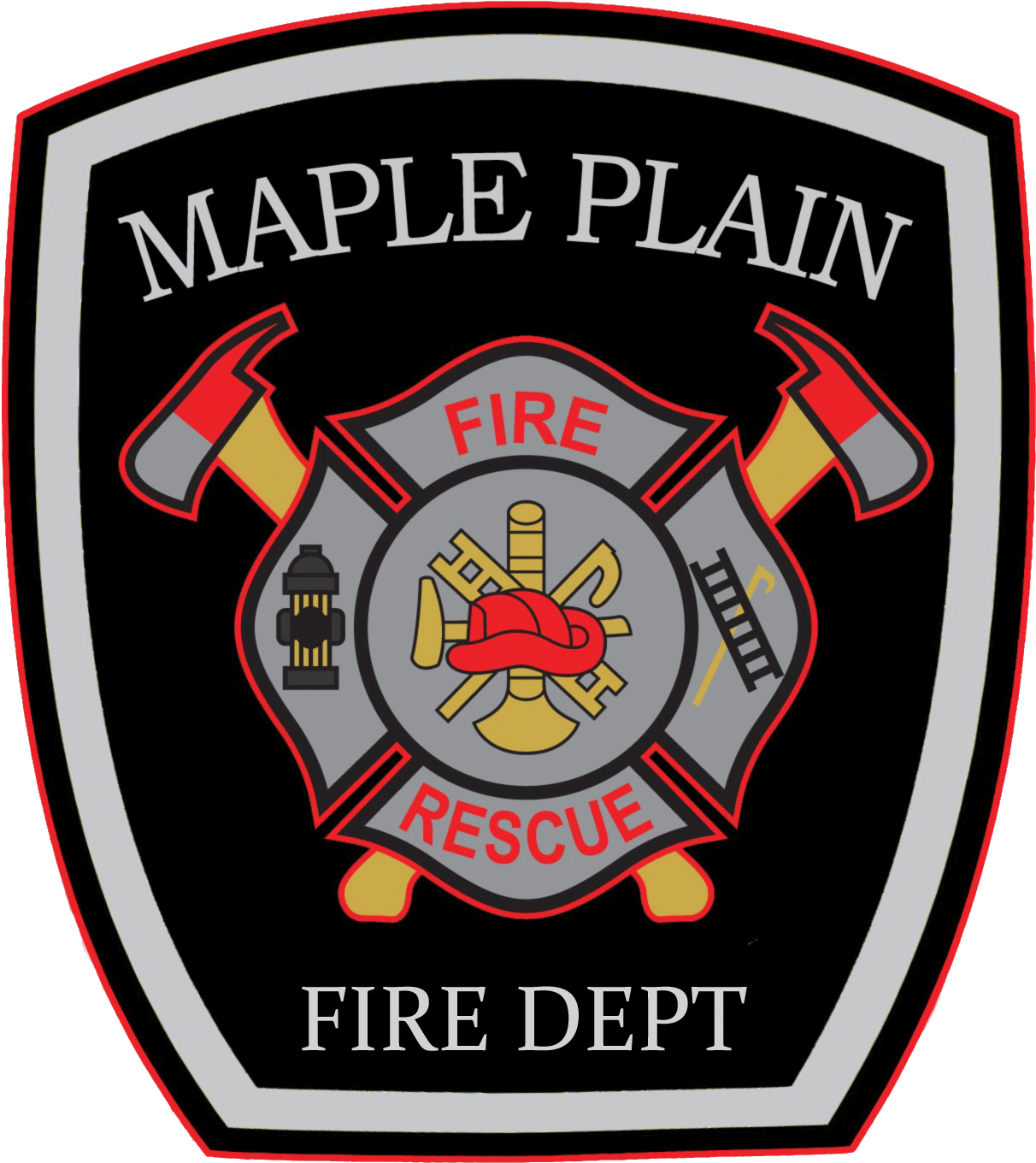 Maple Plain Fire Department Responds To Business Fire - Firefighter Badge Transparent Background (1326x1522)