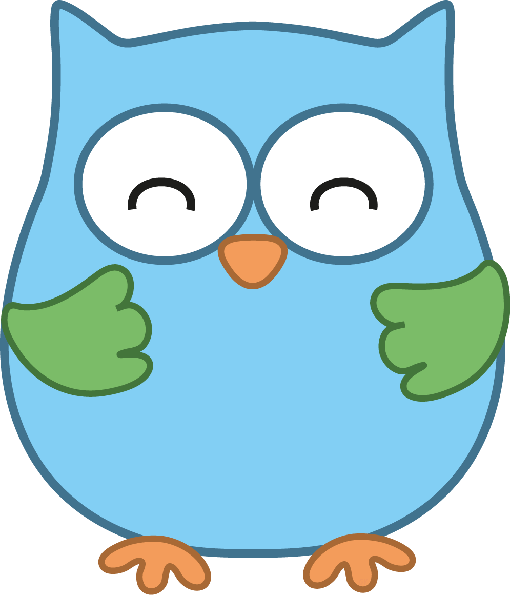 Búho Celeste Clip Art Pinterest - Buho Celeste (995x1160)