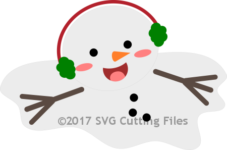 Snowman Melted $2 - Cartoon (450x297)