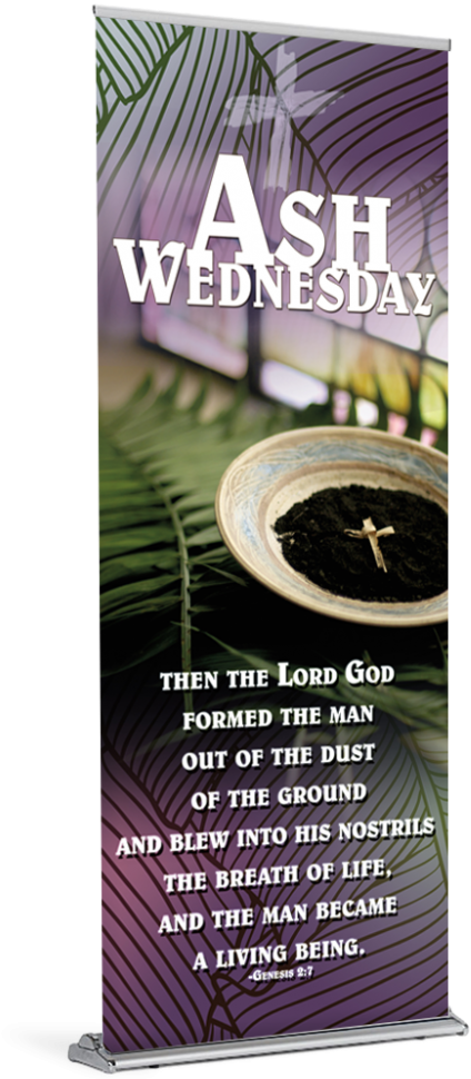 Ash Wednesday Dust Banner - Flyer (1024x1024)