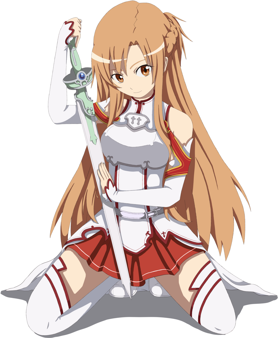 Asuna Kirito Sinon Anime Sword Art Online - Asuna Png (1280x1547)