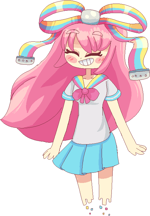 Clothing Pink Facial Expression Nose Human Hair Color - Gravity Falls Giffany Render (592x758)