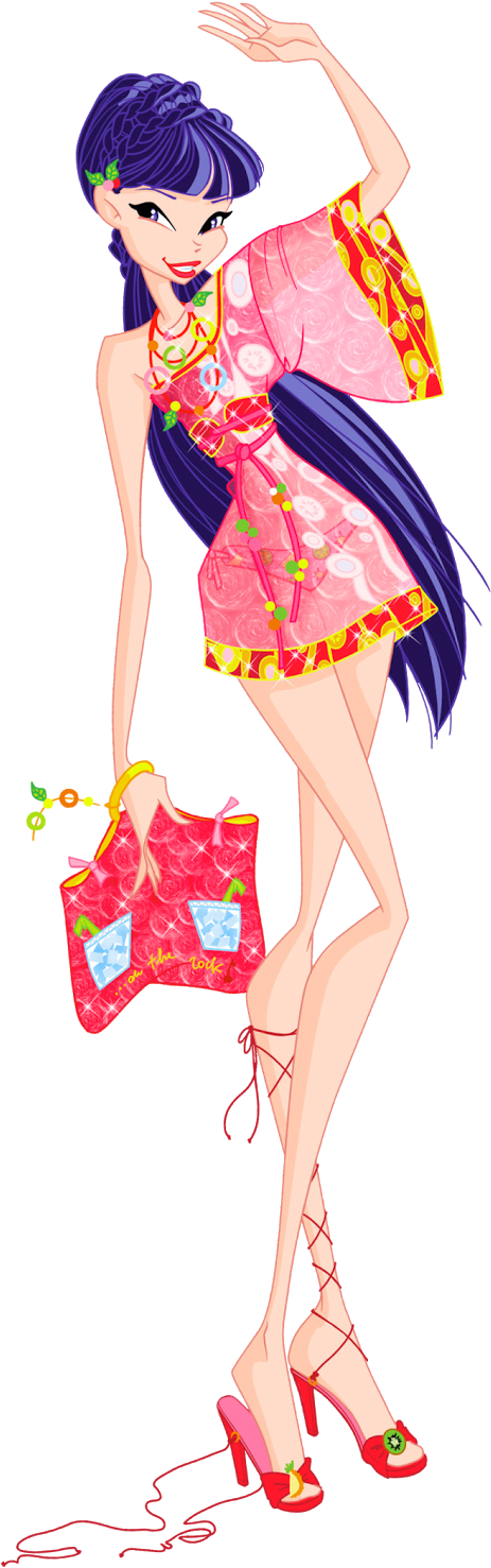 Winx Summer Style Pngs - Monster (638x1600)