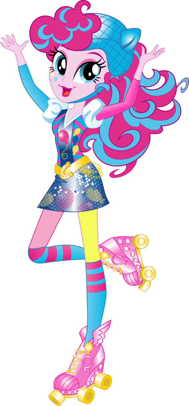 Sporty Style Pinkie Pie Vector By Icantunloveyou - Pinkie Pie Sporty Style Dolls (610x1309)